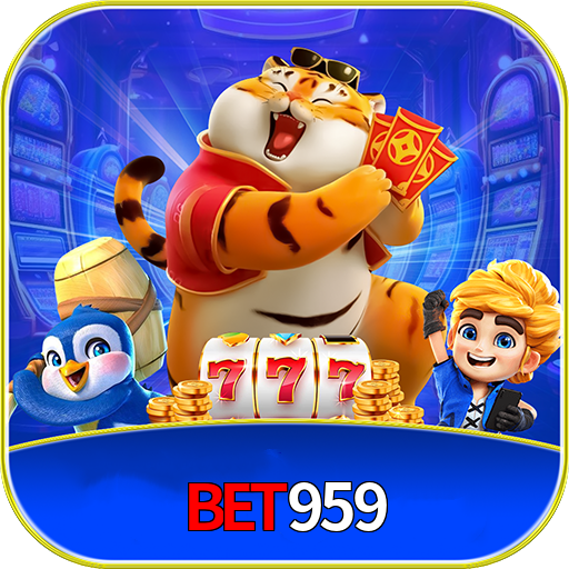 Imagem promocional da BET959 mostrando a plataforma e suas vantagens